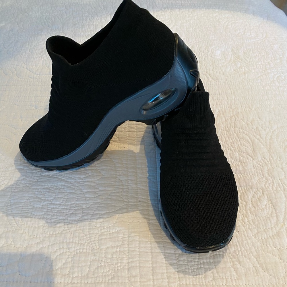 Slow Man womens walking shoe - Black size 39.5